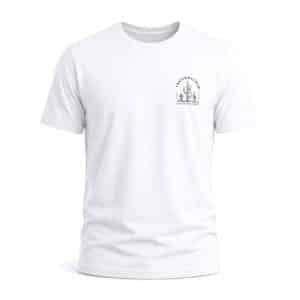 Oferta Moderno Polo Blanco Con Diseño 100% Algodon Premium